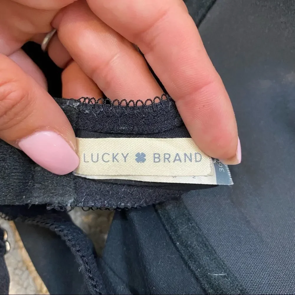 Lucky Brand Black‎ Padded Bra Size 36C